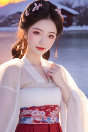 你微笑时候好美